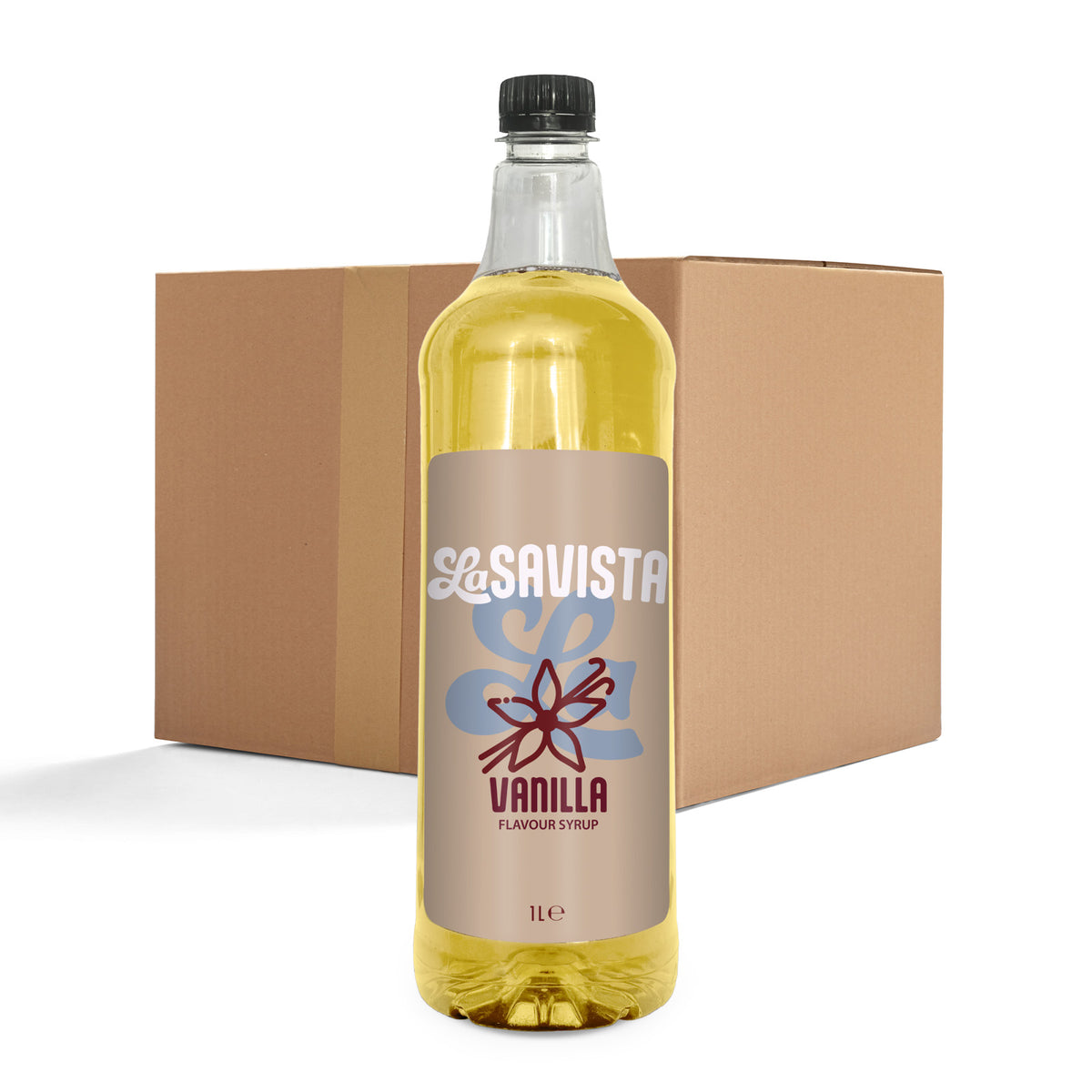 LaSavista Vanilla Syrup  6x1L