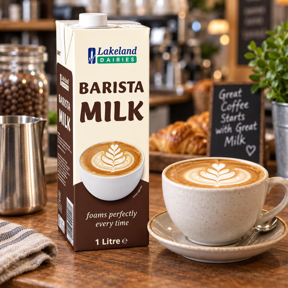 Lakeland Dairies Barista Milk 12x1 Litre Cartons