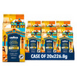 A retail display case of Lavazza Canal Grande Venezia Filter coffee, showing 20 individual packets of 226.8g each.