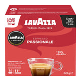 Lavazza Espresso Passionale coffee capsule box on a white background