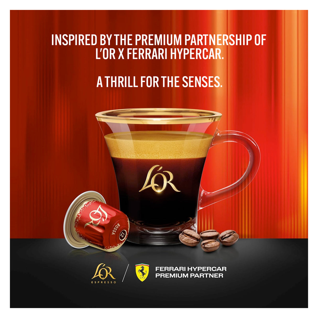 L'OR Ristretto Passoine Coffee Capsules 10x10 Nespresso Compatible
