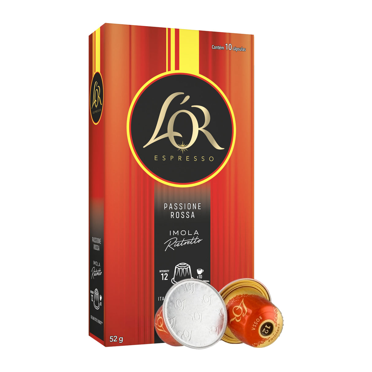 L'OR Ristretto Passoine Coffee Capsules 10x10 Nespresso Compatible
