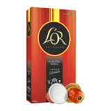 L'OR Ristretto Passoine Coffee Capsules 10x10 Nespresso Compatible
