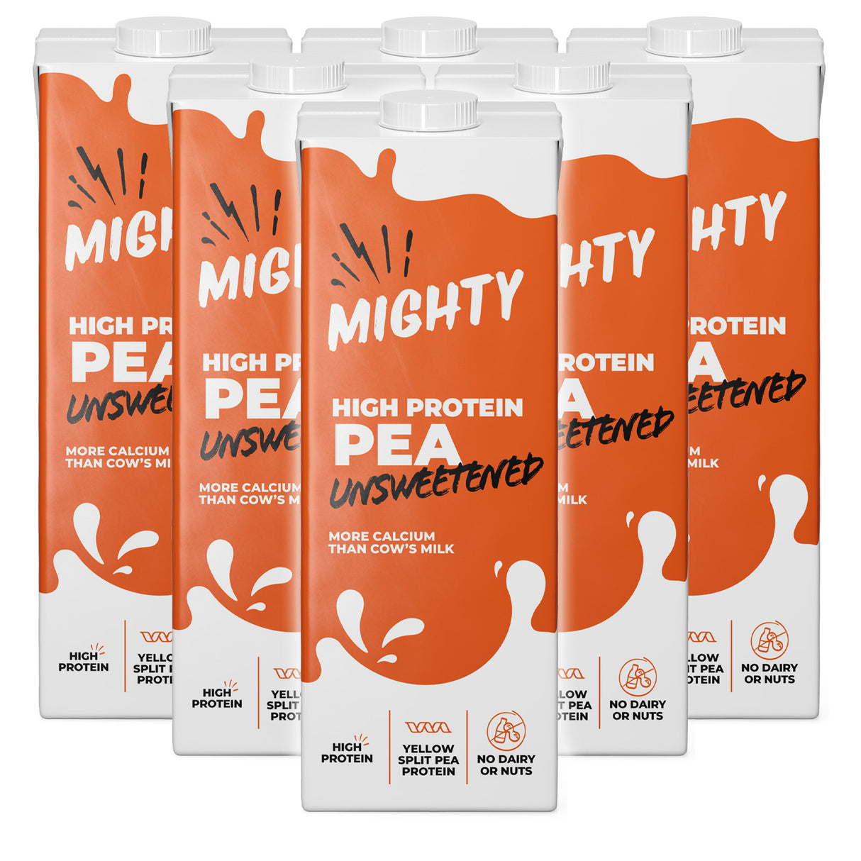 Mighty Unsweetened Pea 6x1Ltr Case