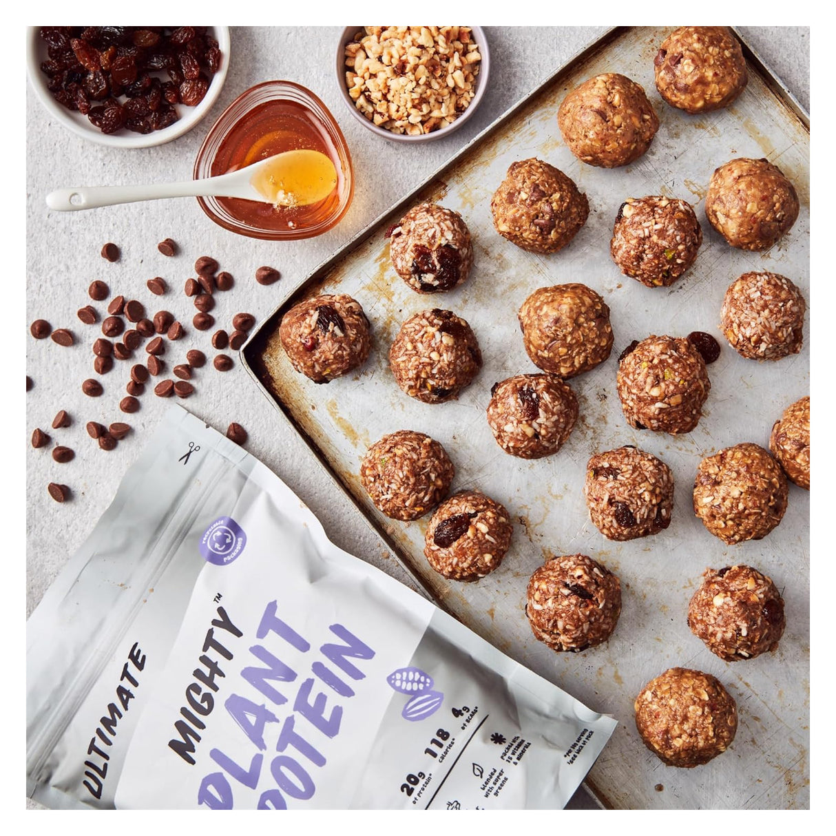 Mighty Plant Protein Powder Chocolate 6x510g