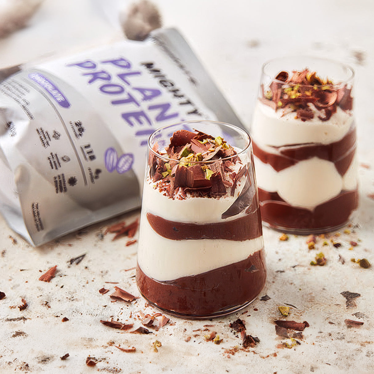 Mighty Plant Protein Powder Chocolate 6x510g