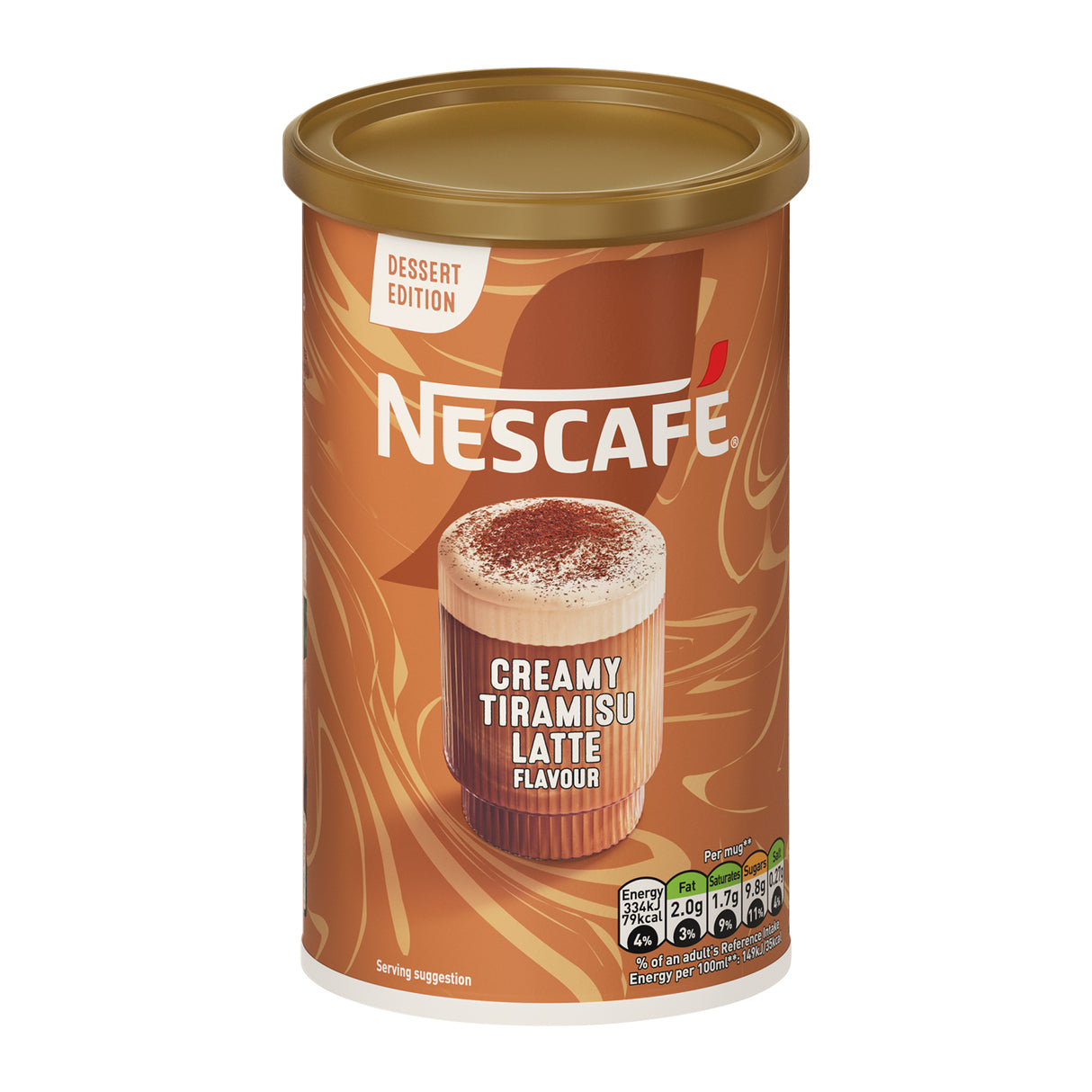 Nescafe Tiramisu Latte Coffee 5x260g Tubs