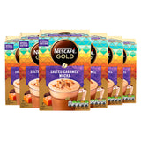 Nescafe Gold Salted Caramel Mocha Instant Coffee Sachets 6 x 7
