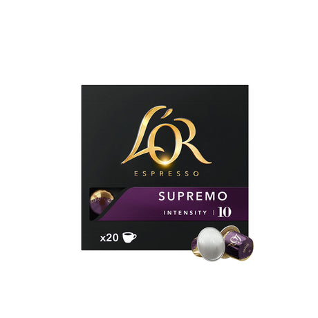 L'OR Espresso Supremo Coffee Capsules 1x20 Nespresso Compatible