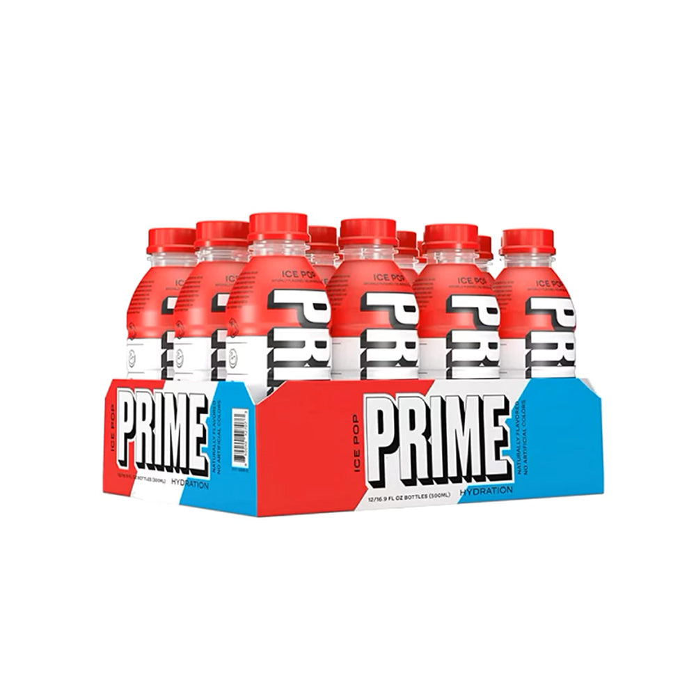 PRIME Hydration Ice Pop 12 x 500ml Bottles