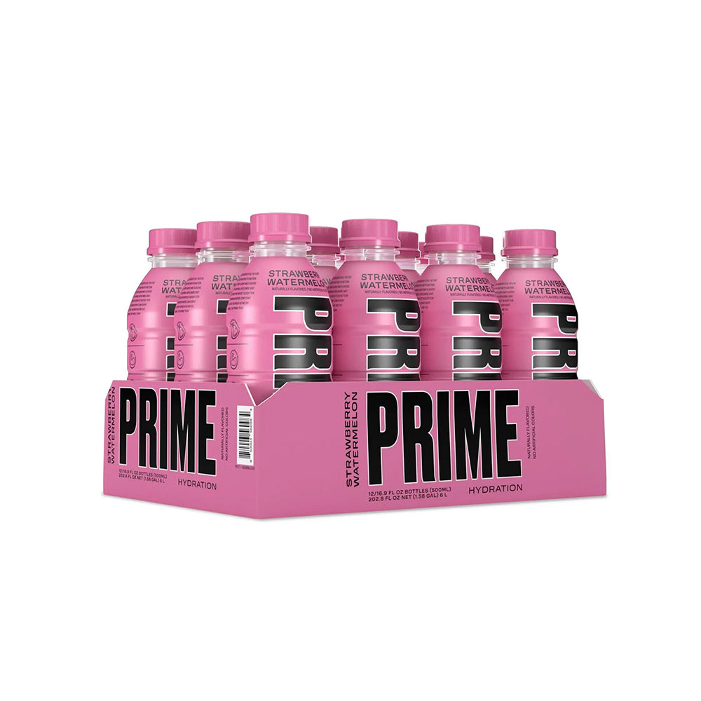 PRIME Hydration Strawberry Watermelon 12 x 500ml Bottles