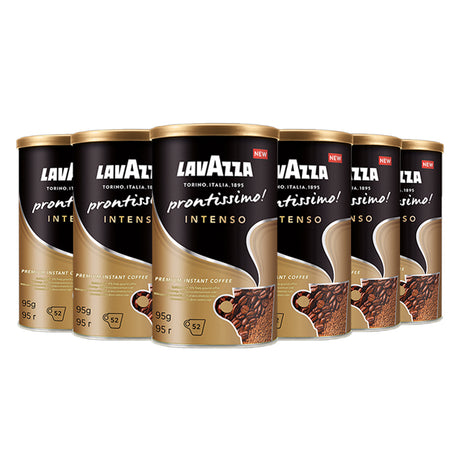 Lavazza Prontissimo Intenso Instant Coffee Tins 6 x 95g