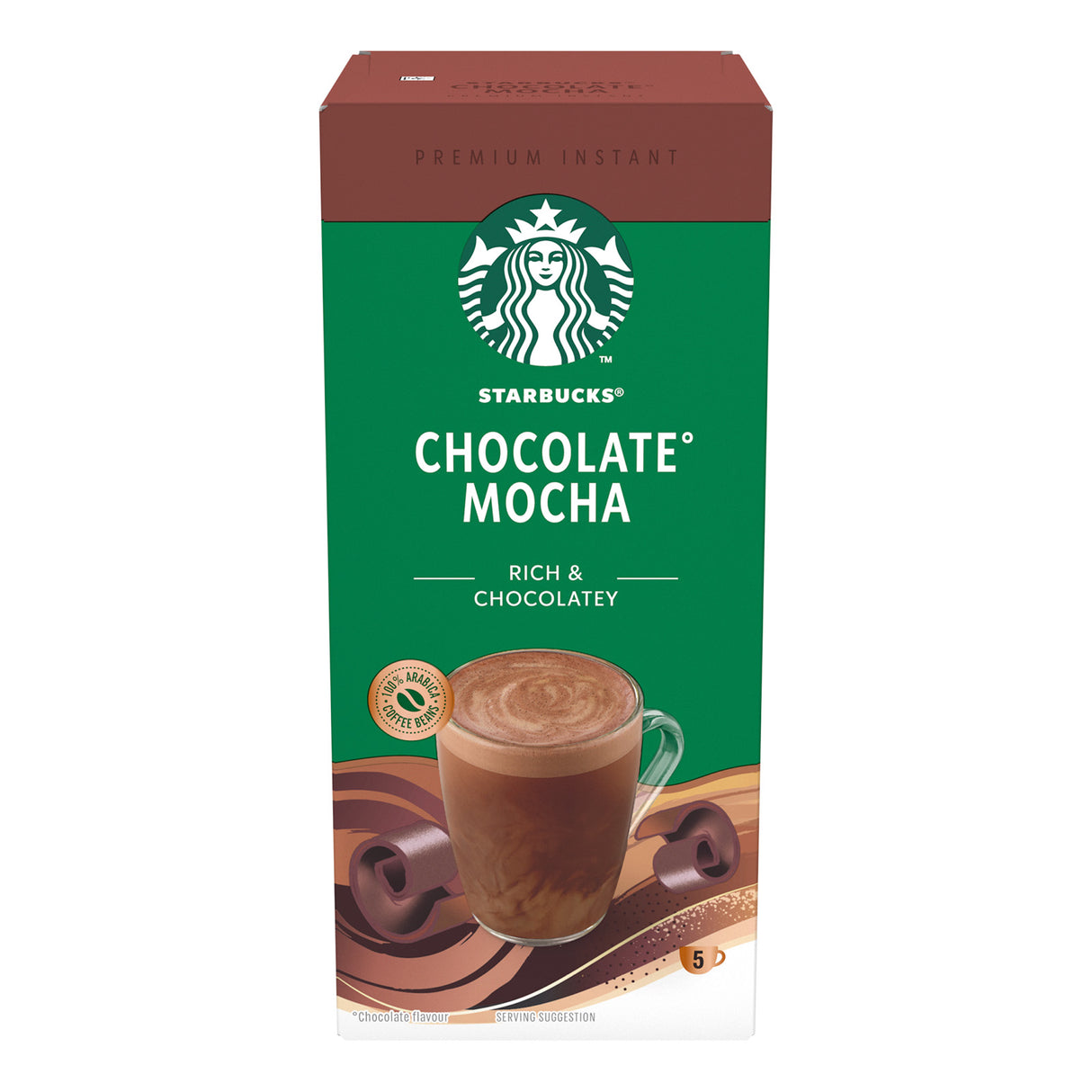 Starbucks Chocolate Mocha Instant Coffee Sachets 6x5
