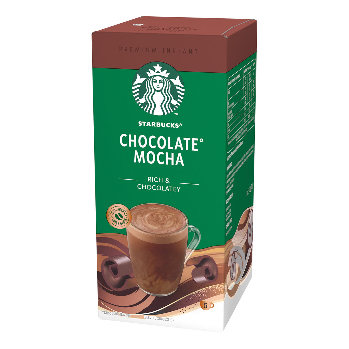 Starbucks Chocolate Mocha Instant Coffee Sachets 6x5
