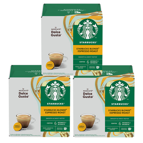 Nescafé Dolce Gusto Starbucks Blonde Espresso Roast Coffee Pods - Case