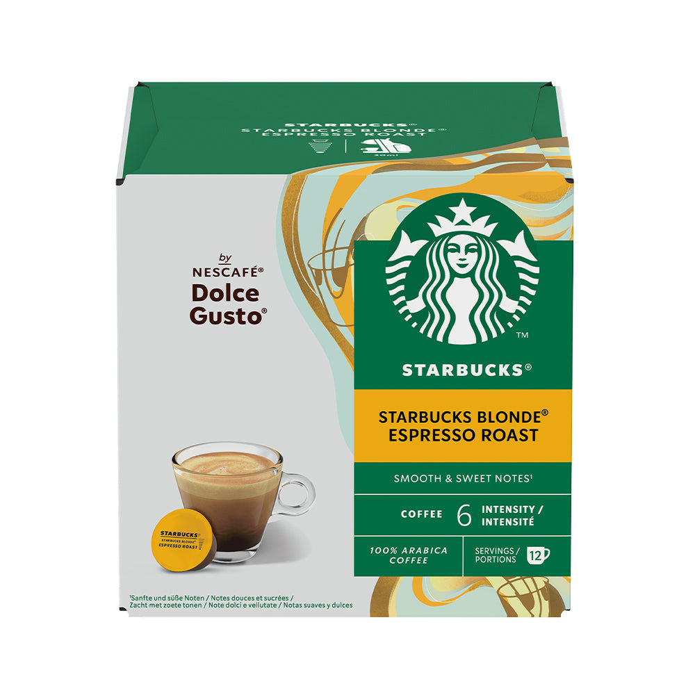 Nescafe Dolce Gusto Starbucks Blonde Espresso Roast Coffee Pods 3x12 Drinks  – Coffee Supplies Direct