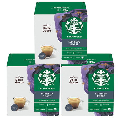 Nescafé Dolce Gusto Starbucks Espresso Roast Coffee Pods - Case