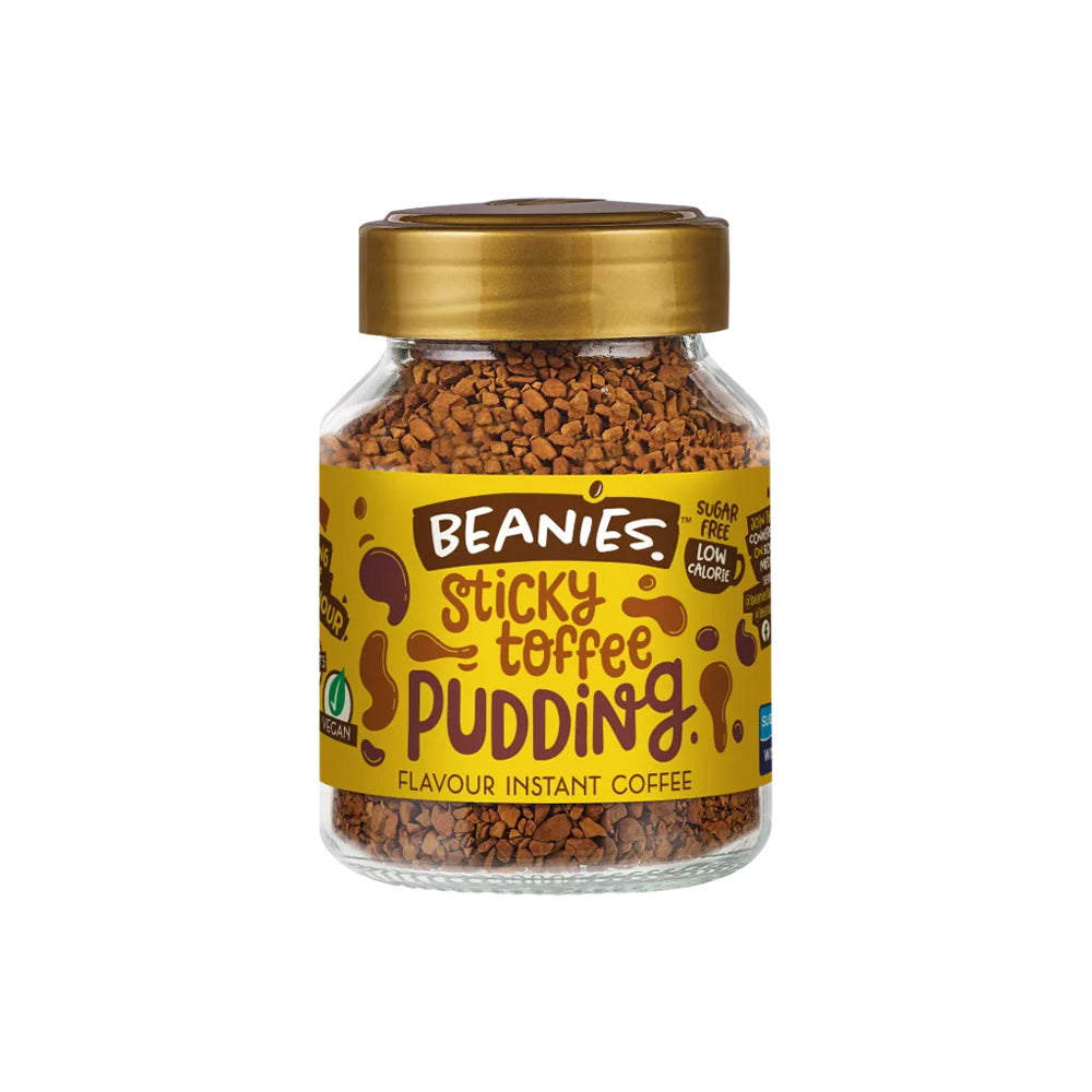 Beanies Sticky Toffee Pudding Instant Coffee Jar 50g