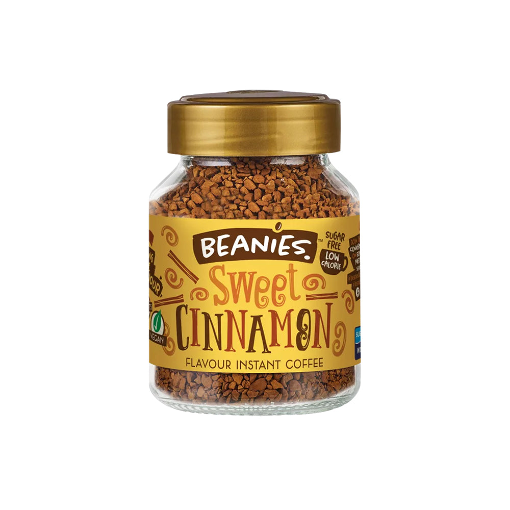 Beanies Sweet Cinnamon Instant Coffee Jar 50g