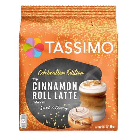 Tassimo Cinnamon Roll Latte pack
