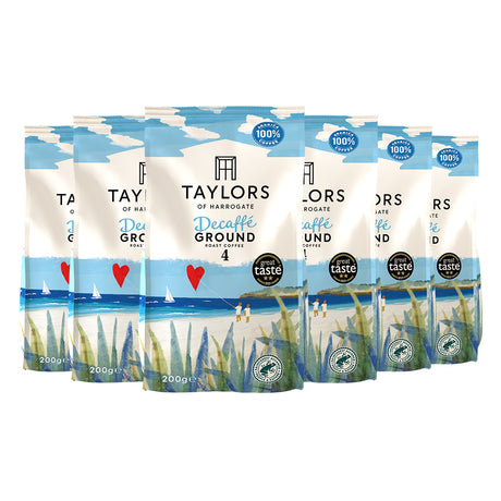 Taylors of Harrogate Decaffe Ground Coffee 6 x 200g