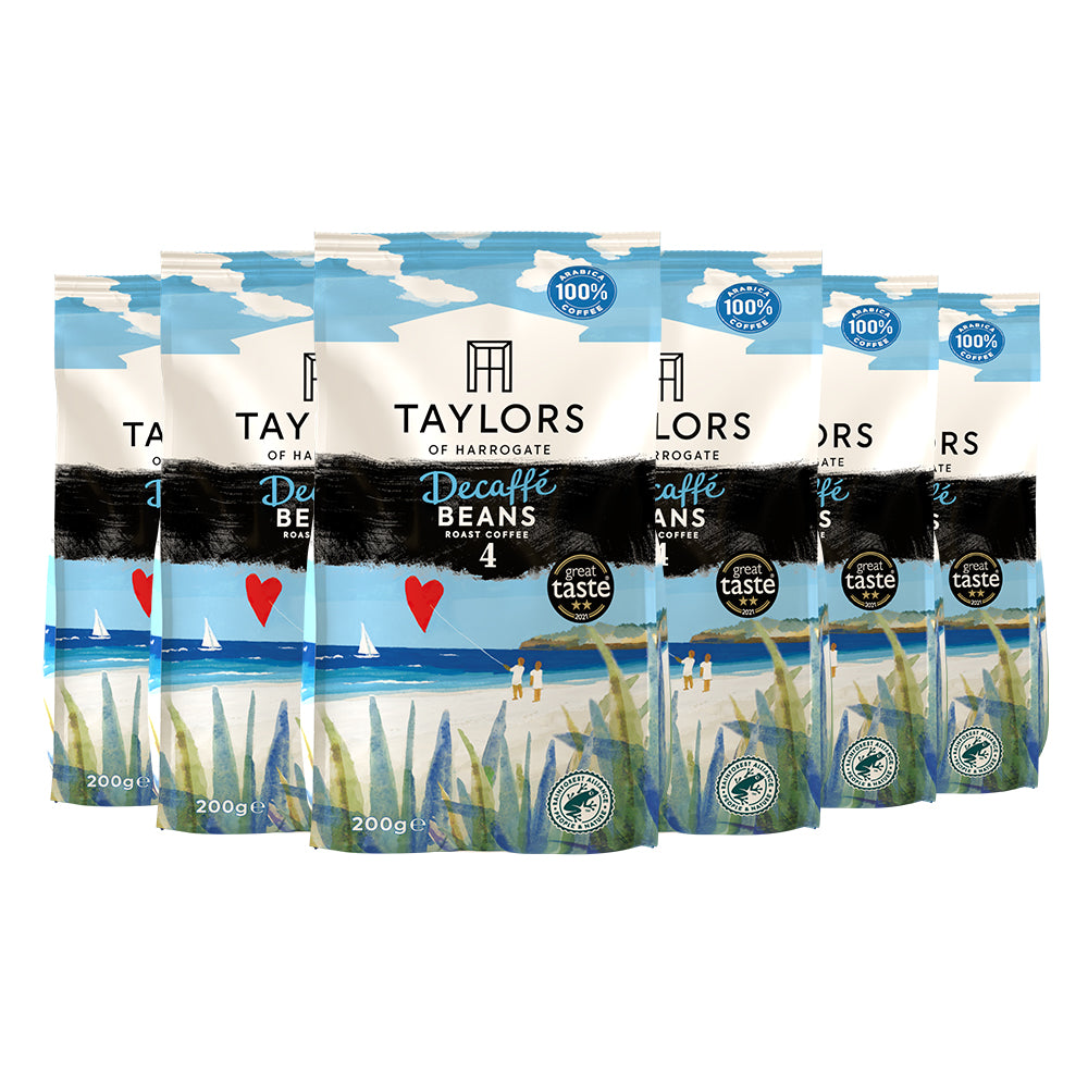 Taylors of Harrogate Decaffe Beans Case 6x200g