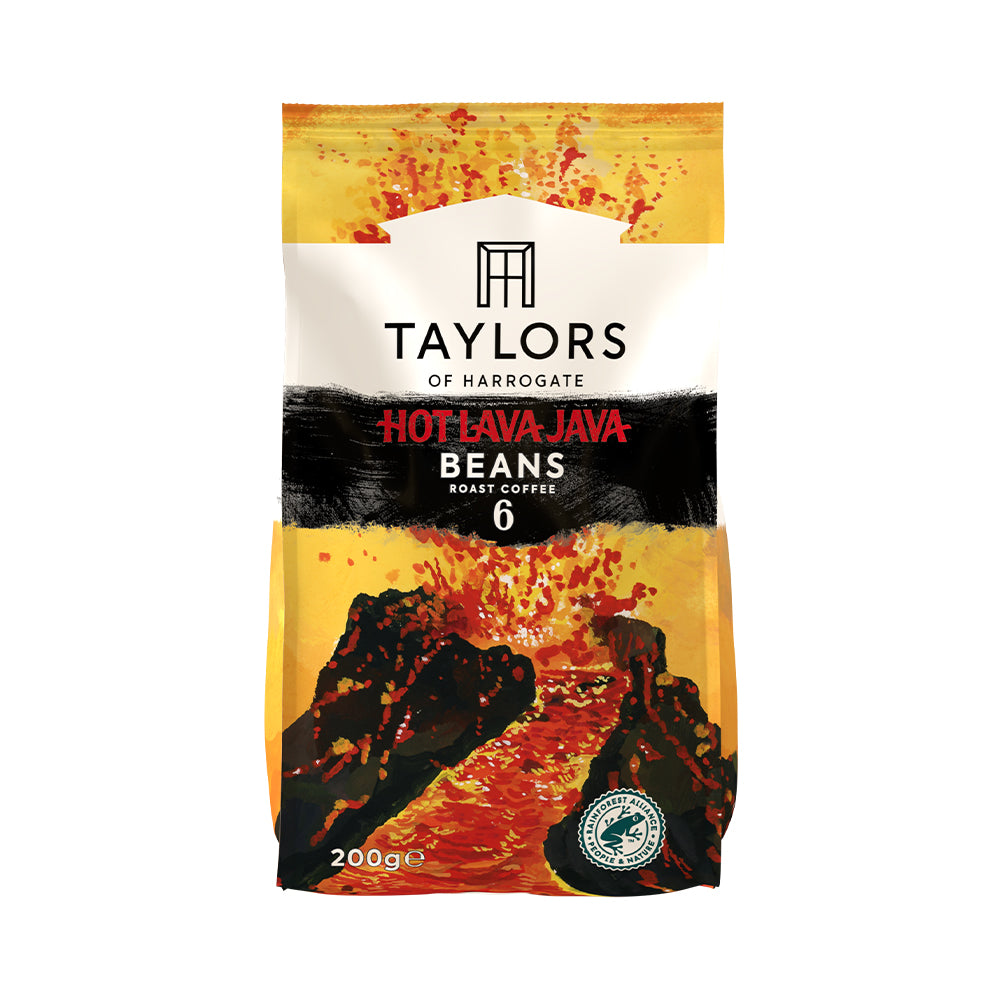 Taylors of Harrogate Hot Lava Java Beans Case 6x200g