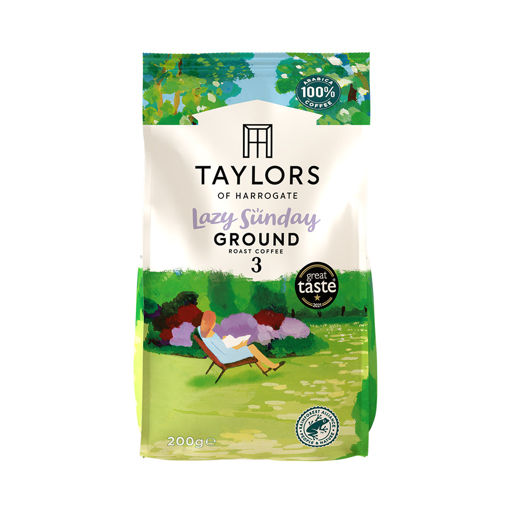 Taylors of Harrogate Lazy Sunday Ground Coffee 6x200g – Coffee