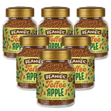 Beanies Toffee Apple Flavoured Instant Coffee Jars 6 x 50g