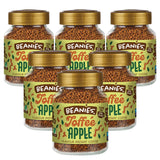 Beanies Toffee Apple Flavoured Instant Coffee Jars 6 x 50g
