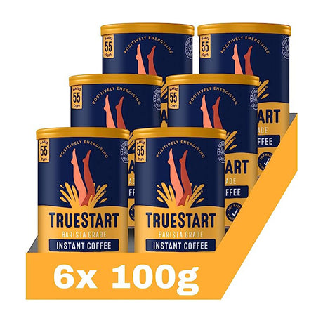TrueStart Barista Grade Instant Coffee - 6 x 100g Tins