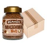 Beanies Macadamia Nut Flavoured Instant Coffee Jars 6x50g
