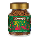 Beanies Orange & Cranberry Flavoured Instant Coffee Jars 6x50g