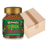 Beanies Orange & Cranberry Flavoured Instant Coffee Jars 6x50g