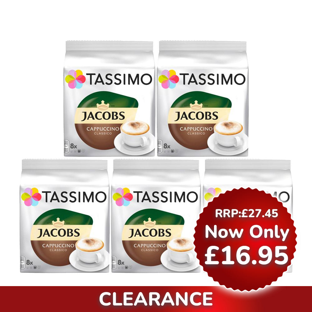 Tassimo T Discs Jacobs Cappuccino Case BBE: 17/11/23