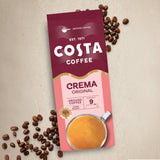 Costa Caffe Crema Ground Coffee 8x200g