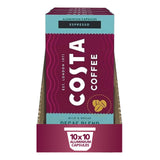 Costa Decaf Blend Espresso Coffee Capsules 10x10