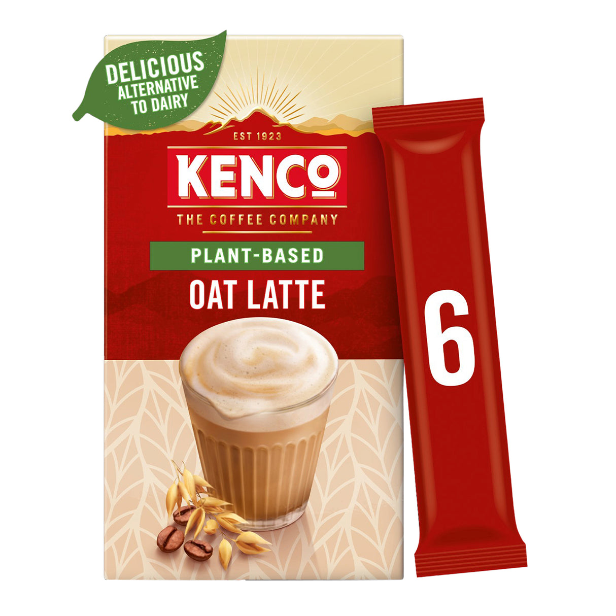 Kenco Plant Based Oat Latte Instant Coffee Sachets 5x6