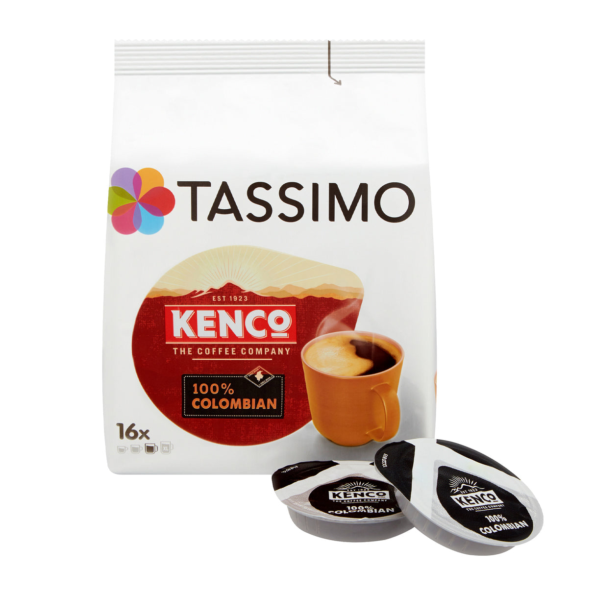 Tassimo Kenco Colombian Coffee Pods Case