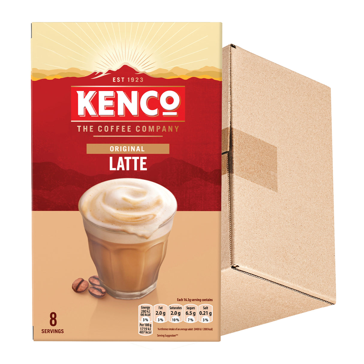 Kenco Latte Sachets Case