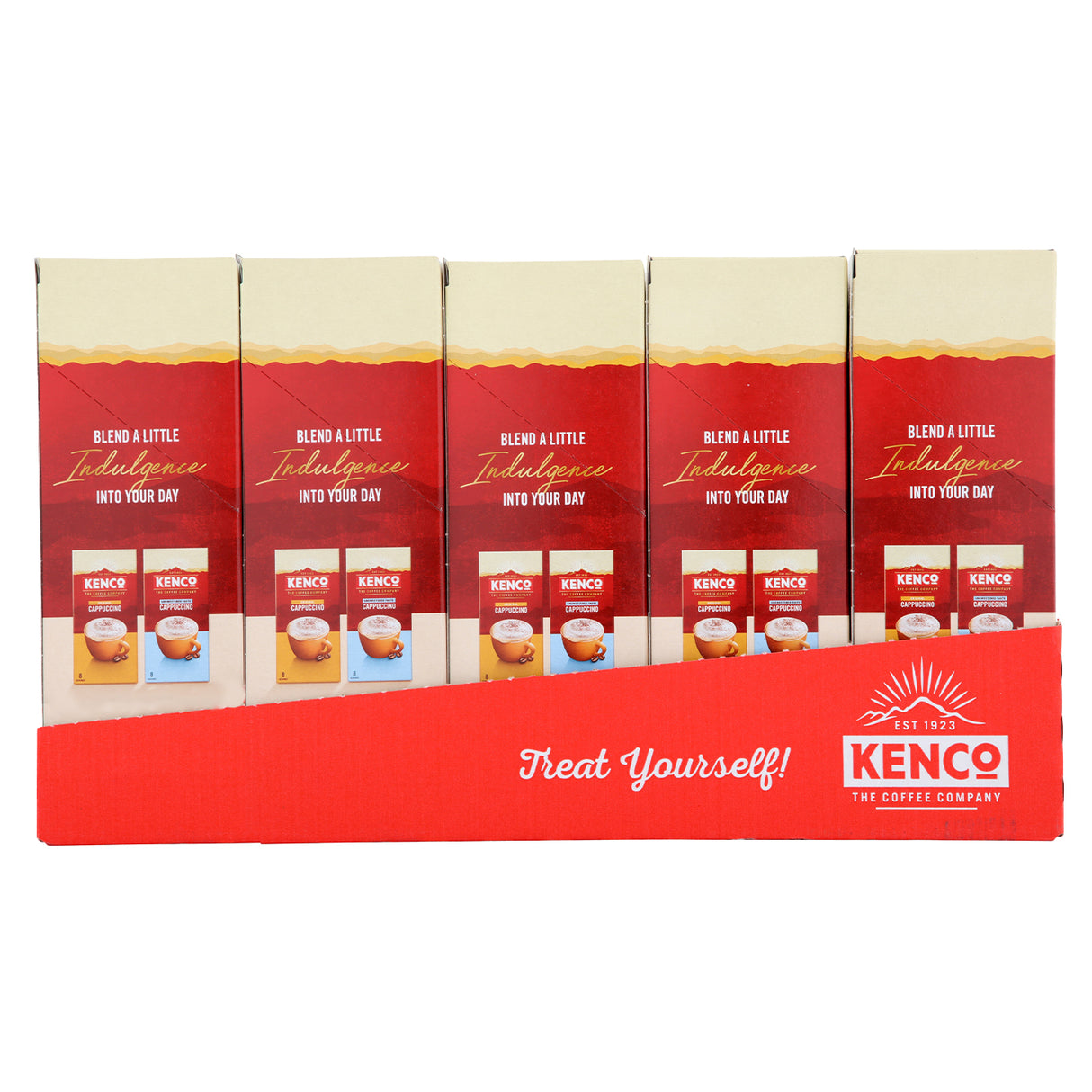 Kenco Latte Sachets case sideview