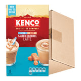 Kenco Salted Caramel Iced Hot Latte Instant Coffee Sachets 5x8