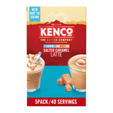 Kenco Salted Caramel Iced Hot Latte Instant Coffee Sachets 5x8