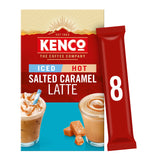 Kenco Salted Caramel Iced Hot Latte Instant Coffee Sachets 5x8