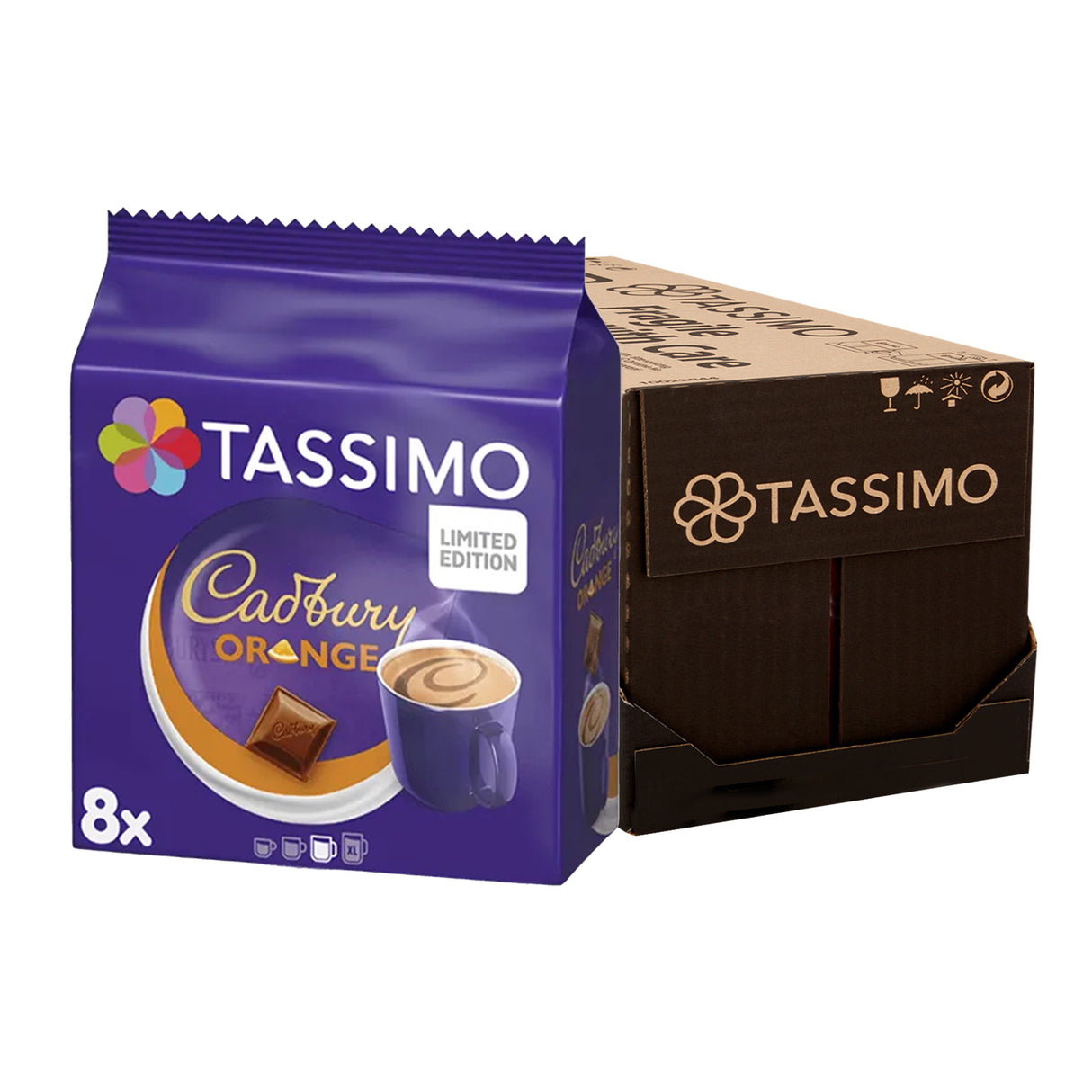Tassimo Cadbury Orange Hot Chocolate pods Case