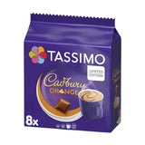 Tassimo Cadbury Orange Hot Chocolate pods packet