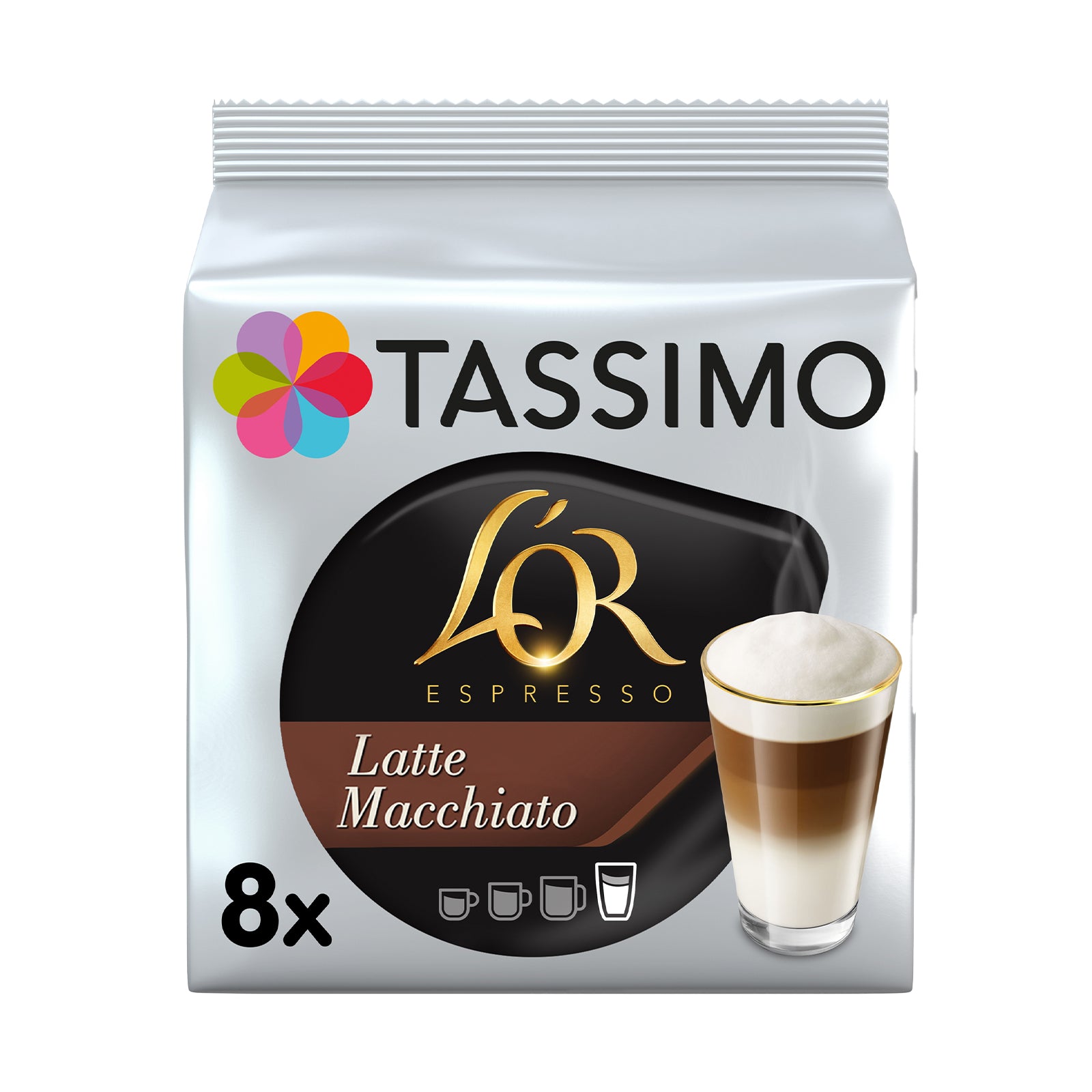 Tassimo Coffee Pods L OR Latte Macchiato Case Coffee Supplies Direct