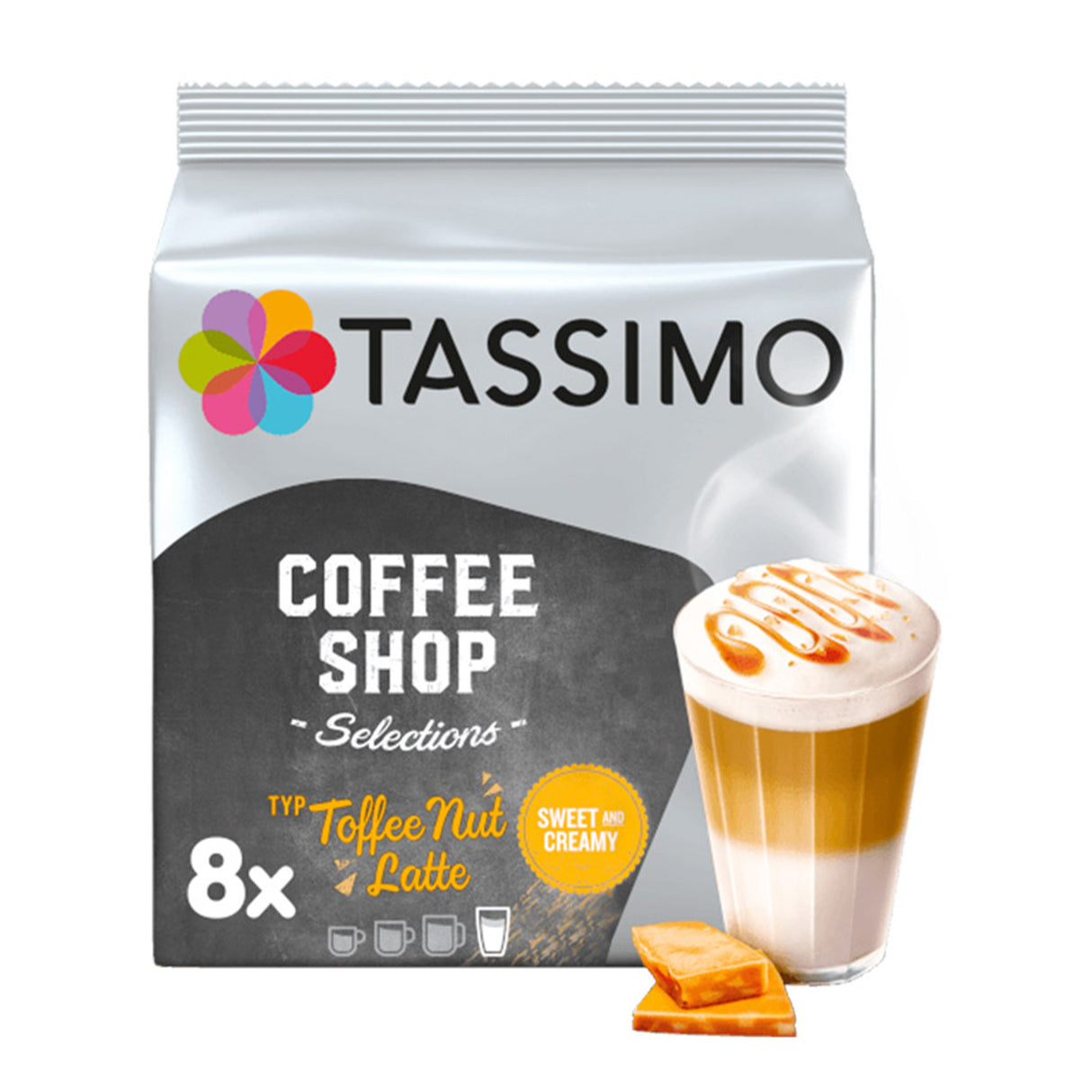 Tassimo Toffee Nut Latte Packet