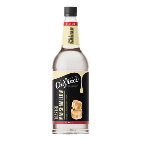 DaVinci Gourmet Toasted Marshmallow syrup bottle on a white background