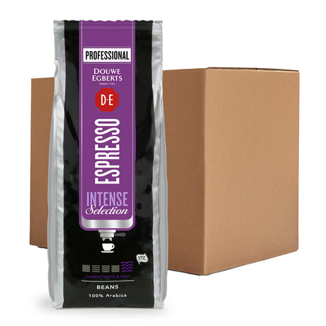 Douwe Egberts Espresso Intense Roast Beans Case